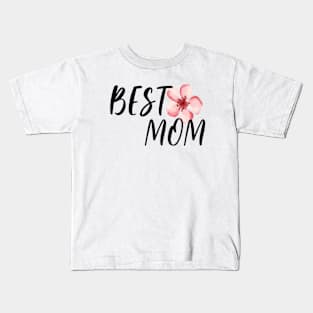 BEST MOM - flower Kids T-Shirt